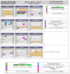 Godsman Elementary » Godsman 2023-2024 Calendar